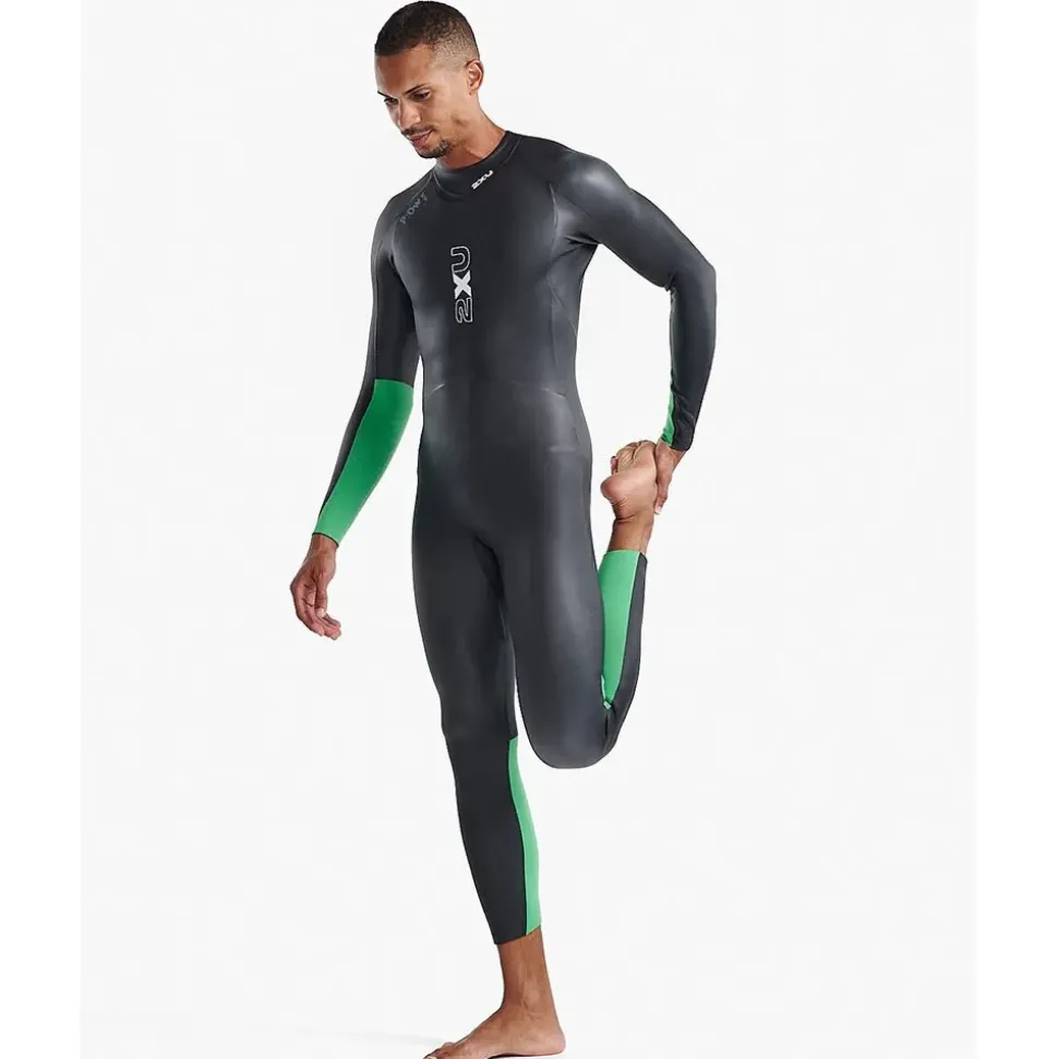 2XU Traje de neopreno de manga larga con cremallera trasera Propel Open Water 5/4/3 mm