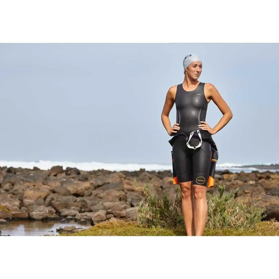 ZONE3 Shorty sin mangas para mujer Neoprene Kneeskin
