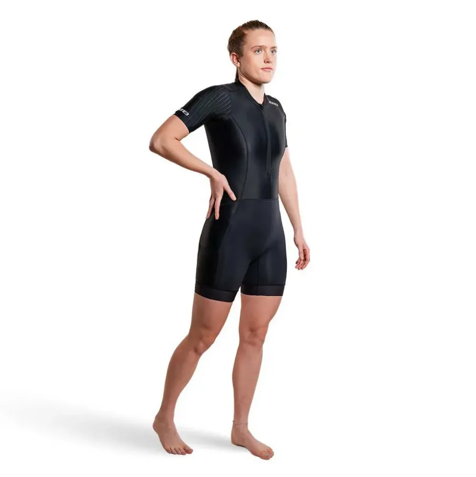 ZONE3 Traje de neopreno de manga corta para mujer Activate+