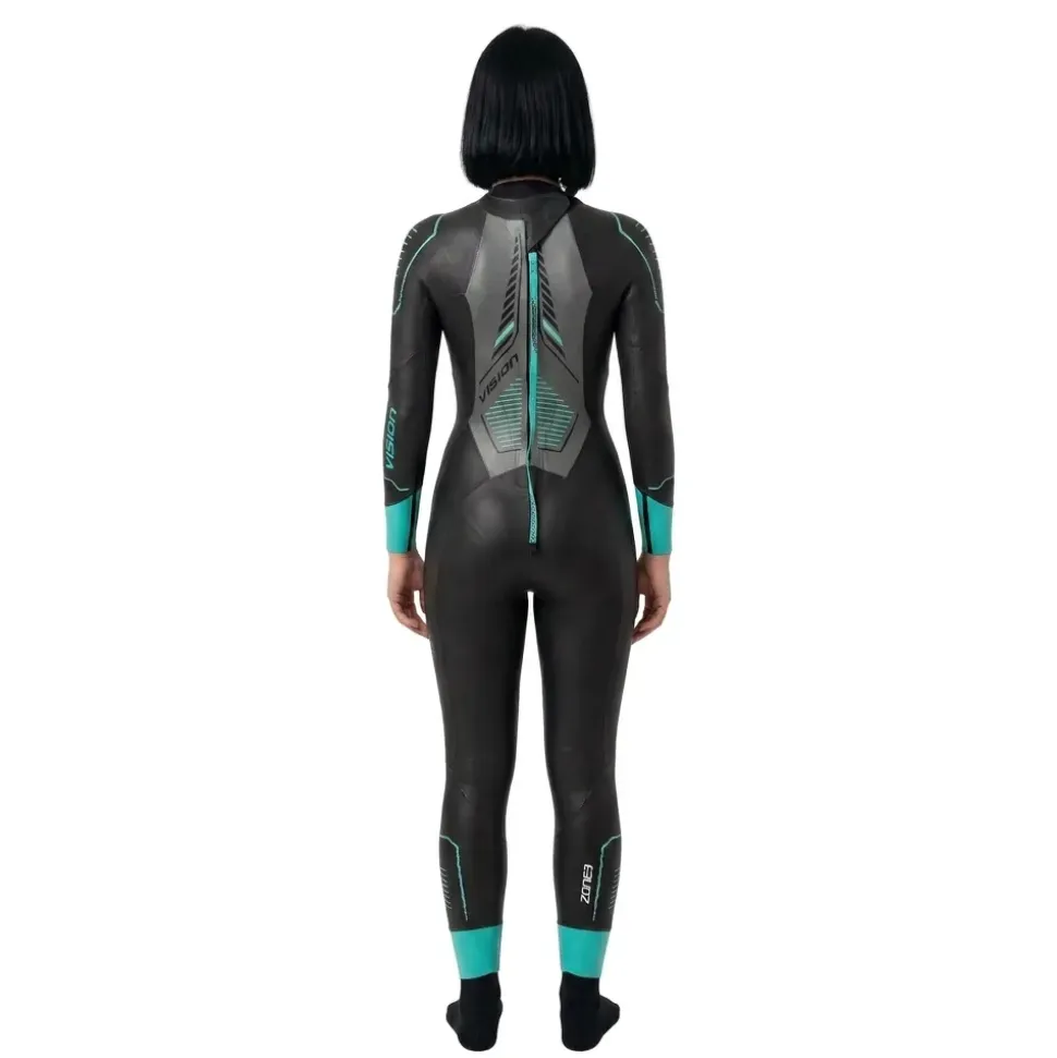 ZONE3 Traje de neopreno de manga larga para mujer Terraprene Vision