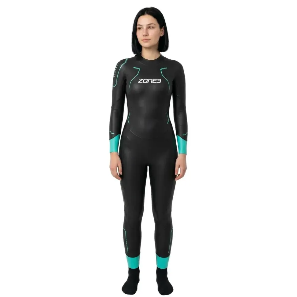 ZONE3 Traje de neopreno de manga larga para mujer Terraprene Vision