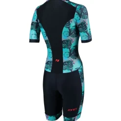 ZONE3 Traje de triatlón de manga corta Activate+ Tribal Rush
