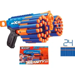 Zuru X-Shot Insanity Manic Blaster 24 Dardos 30x15x4 cm