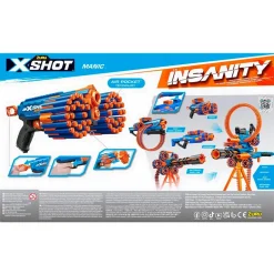 Zuru X-Shot Insanity Manic Blaster 24 Dardos 30x15x4 cm